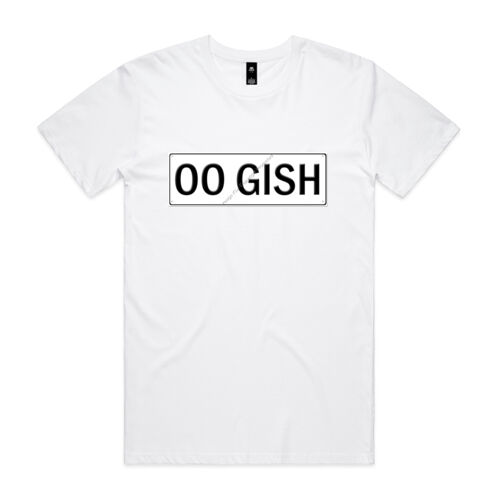 OO GISH number-plate on Staple tee Thumbnail