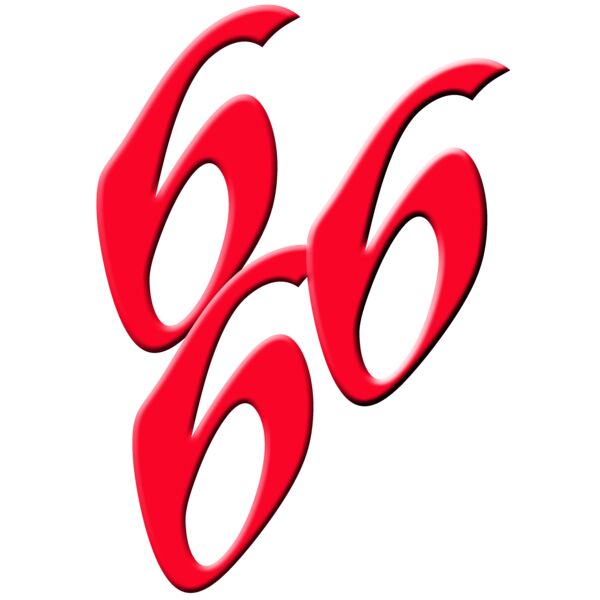 666 in red Thumbnail